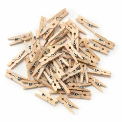 Tiny Wood Clothespins, 50ct. by Creatology™