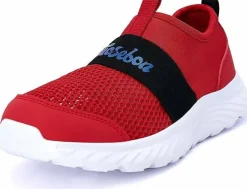 TIOSEBON Red Lightweight Athletic Tennis Slip-on Shoes for Boys & Girls Child Size 12 US