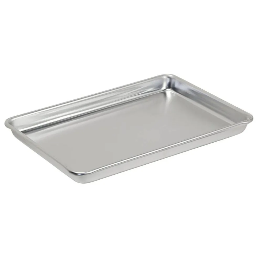 Toaster Oven Mini Sheet Pan, Aluminum 9.5 x 6.75 x 0.75-Inches