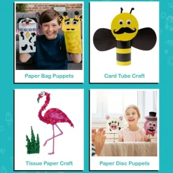 Toddler Arts and Crafts for Kids Ages 3-10 Years, All-Inclusive Animal Craft Kits, Fun Toddler Craft Box for Girls, Boys in Preschool