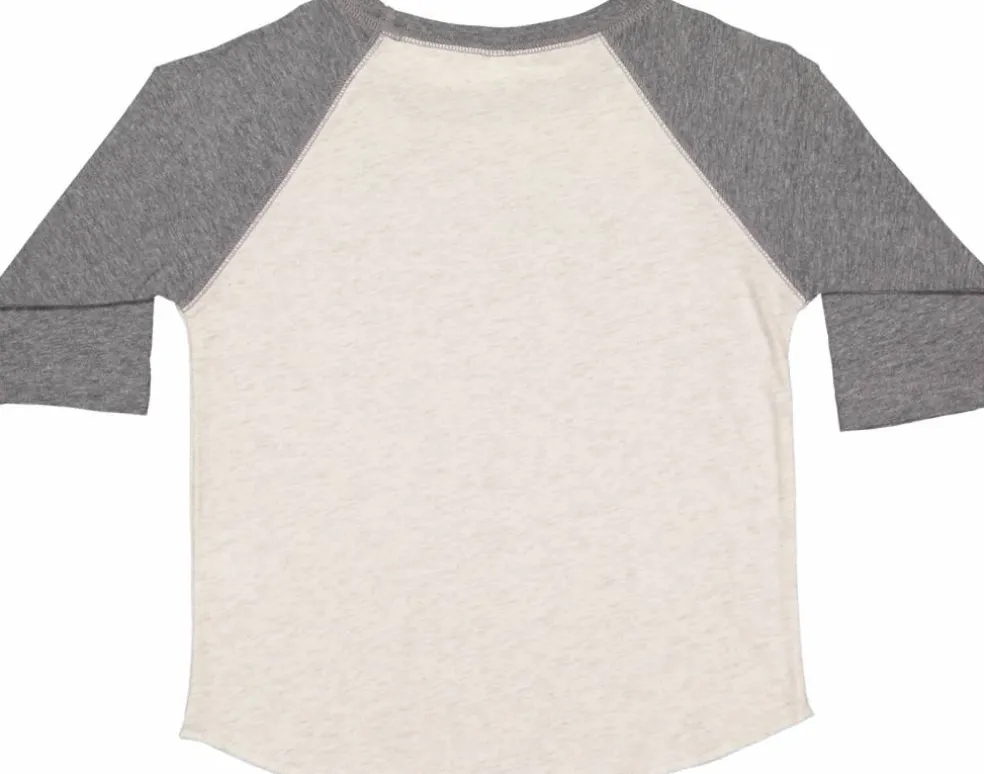 Toddler (Unisex) Raglan Baseball T-Shirt, Various Sizes by Rabbit Skins®