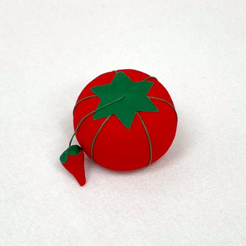 Tomato Pin Cushion With Strawberry