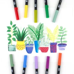 Tombow Botanical Illustration Dual Brush Art Pens