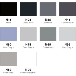 Tombow Grayscale Palette Dual Brush Pen Set