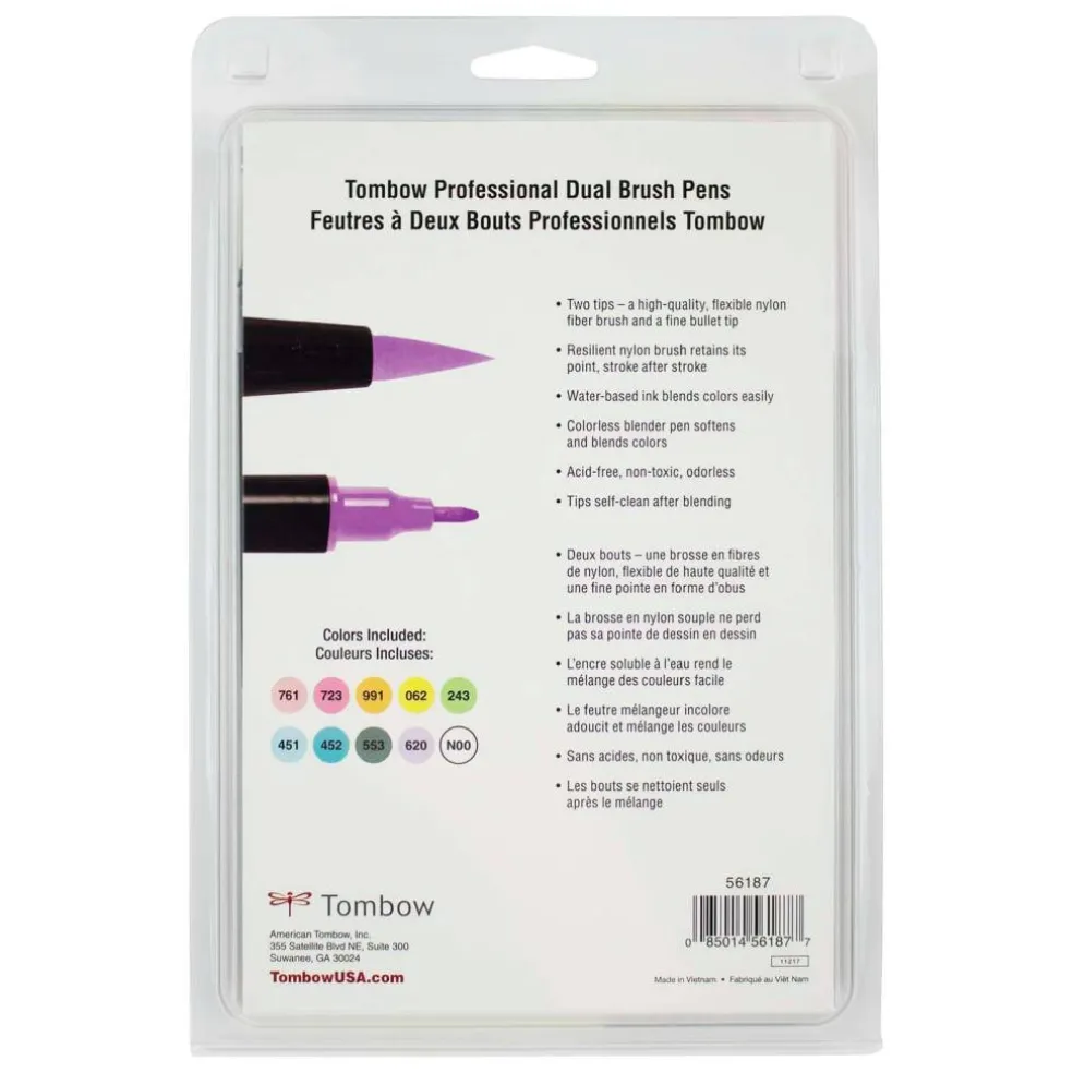 Tombow Pastel Dual Brush Pens