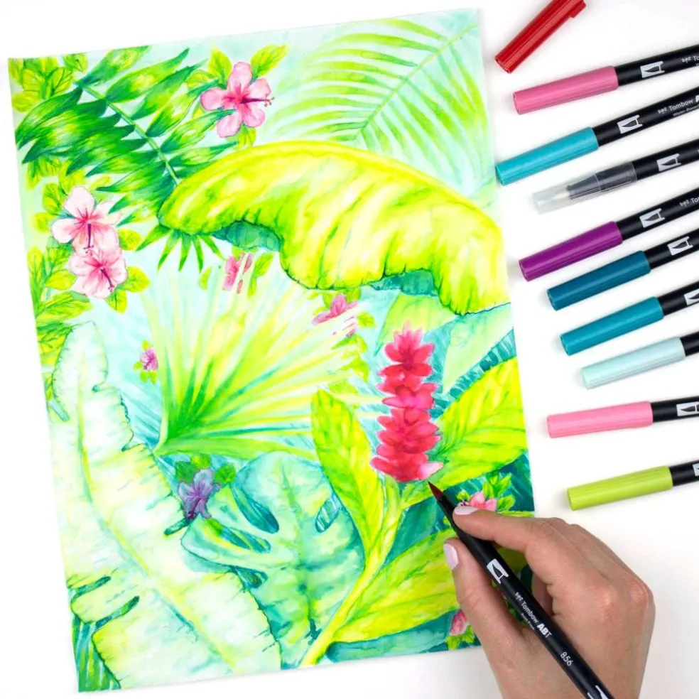 Tombow Tropical Palette Dual Brush Pens