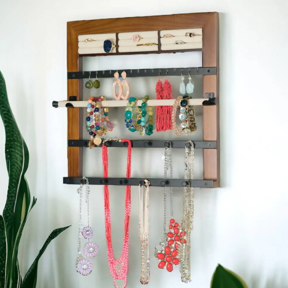Tori Wall Hanging Jewelry Display Frame