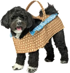 Toto Wizard Of Oz Dorothy Carrying Toto Dog In Basket Dog Costume Halloween Small/Medium