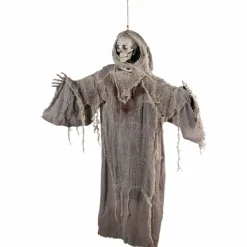36" Touch Activated Hanging Death Reaper Halloween Decoration