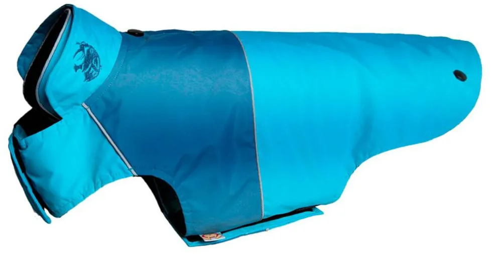 Touchdog Lightening-Shield Waterproof 2-in-1 Convertible Dog Jacket with Blackshark technology