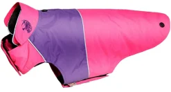 Touchdog Lightening-Shield Waterproof 2-in-1 Convertible Dog Jacket with Blackshark technology