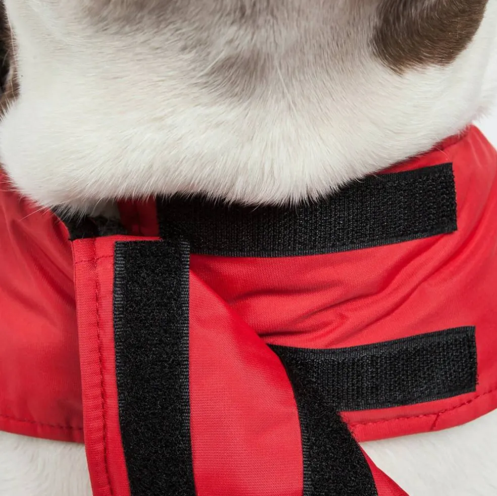 Touchdog Lightening-Shield Waterproof 2-in-1 Convertible Dog Jacket with Blackshark technology