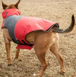 Touchdog Lightening-Shield Waterproof 2-in-1 Convertible Dog Jacket with Blackshark technology