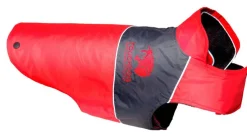 Touchdog Lightening-Shield Waterproof 2-in-1 Convertible Dog Jacket with Blackshark technology