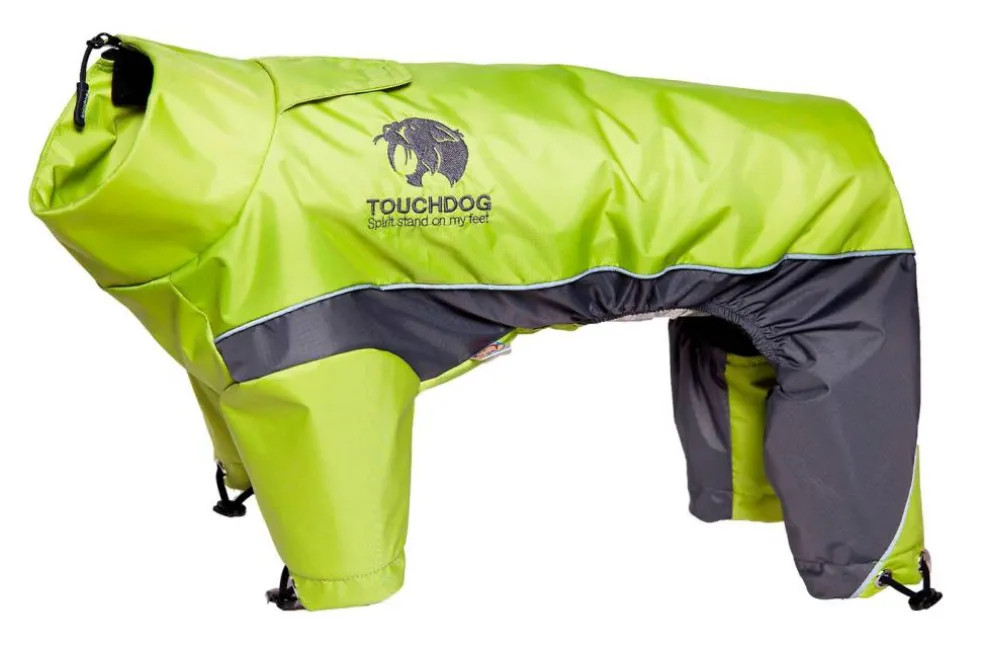 Touchdog Quantum-Ice Full-Bodied Adjustable and 3M Reflective Dog Jacket with Blackshark Technology