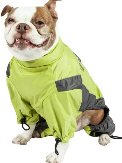 Touchdog Quantum-Ice Full-Bodied Adjustable and 3M Reflective Dog Jacket with Blackshark Technology