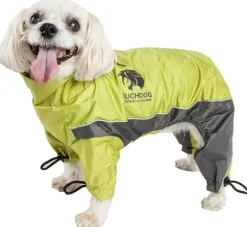 Touchdog Quantum-Ice Full-Bodied Adjustable and 3M Reflective Dog Jacket with Blackshark Technology
