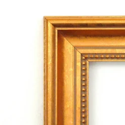 Townhouse Gold Wood Framed Corkboard, Black Cork