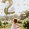 Transparent Bubble Garlands Mermaid Party Decoration Colored Flat