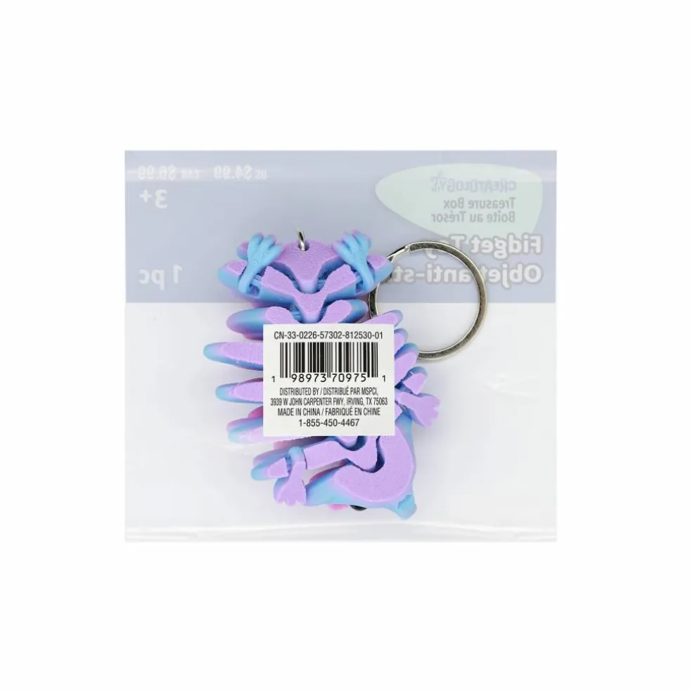 Treasure Box 3" Animal Fidget Toy Keychain by Creatology™