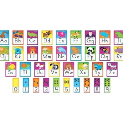 Trend Enterprises Awesome Animals Alphabet Cards Bulletin Board Set