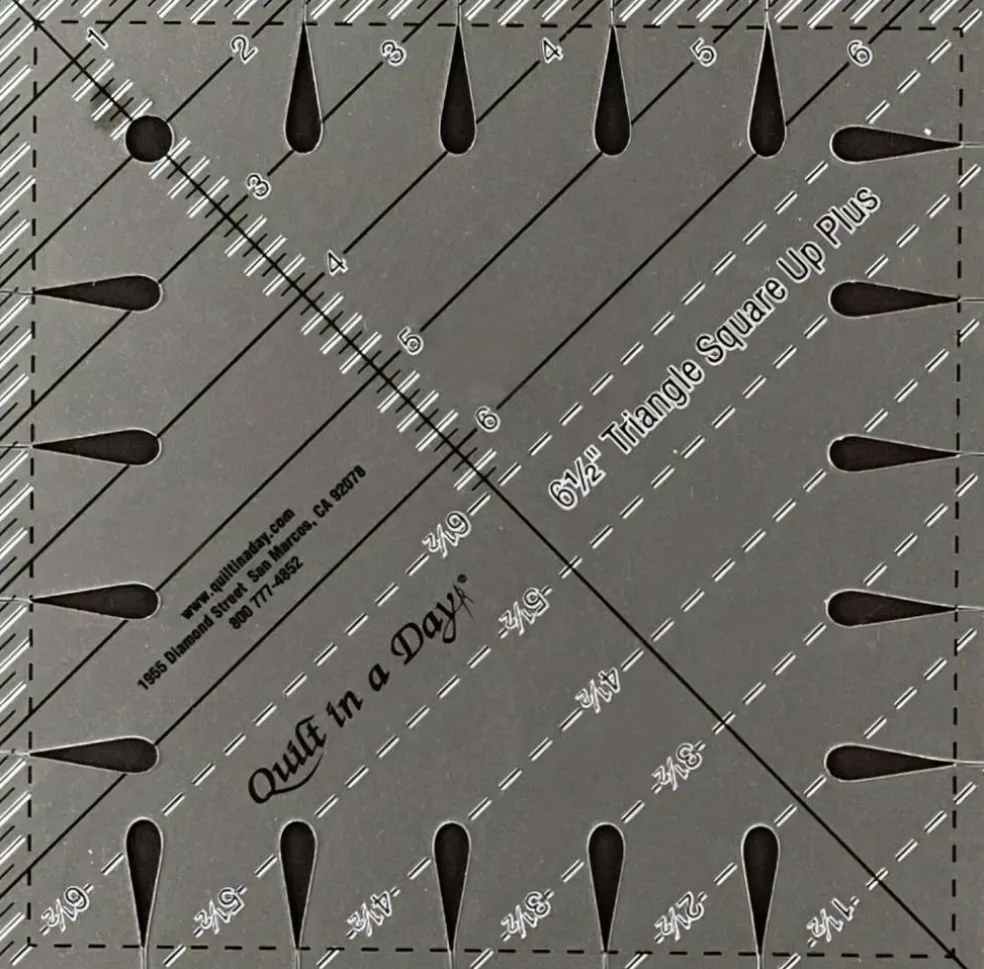 6 1/2 Triangle Square Up PLUS by Quilt in a Day