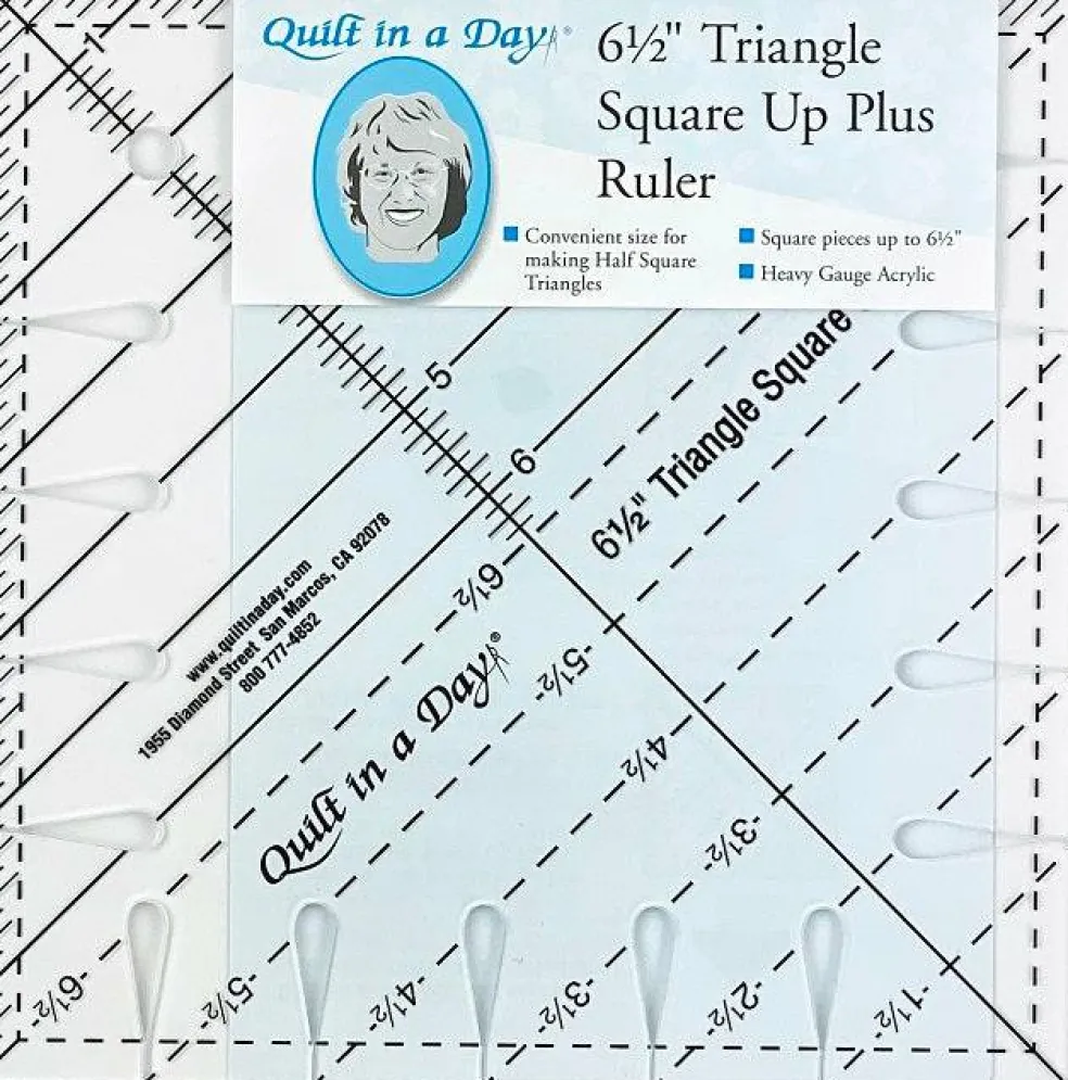 6 1/2 Triangle Square Up PLUS by Quilt in a Day