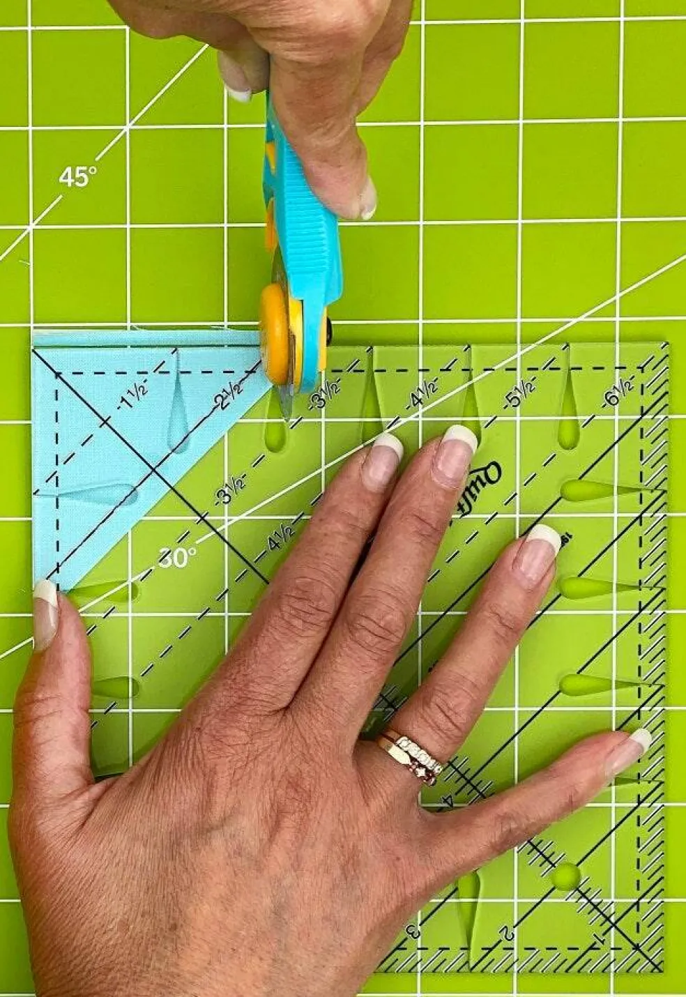 6 1/2 Triangle Square Up PLUS by Quilt in a Day