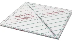 6 1/2 Triangle Square Up Ruler by Quilt in a Day
