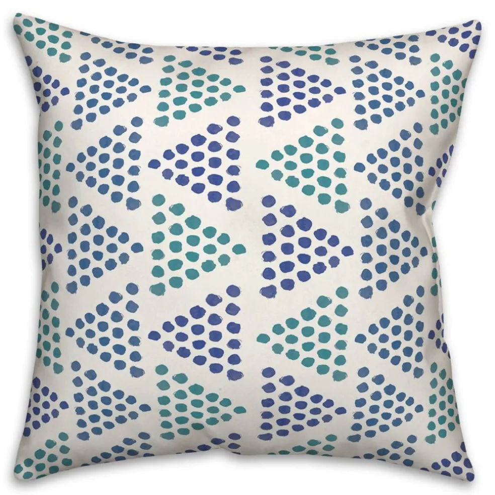 Triangles Throw Pillow