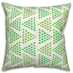 Triangles Throw Pillow