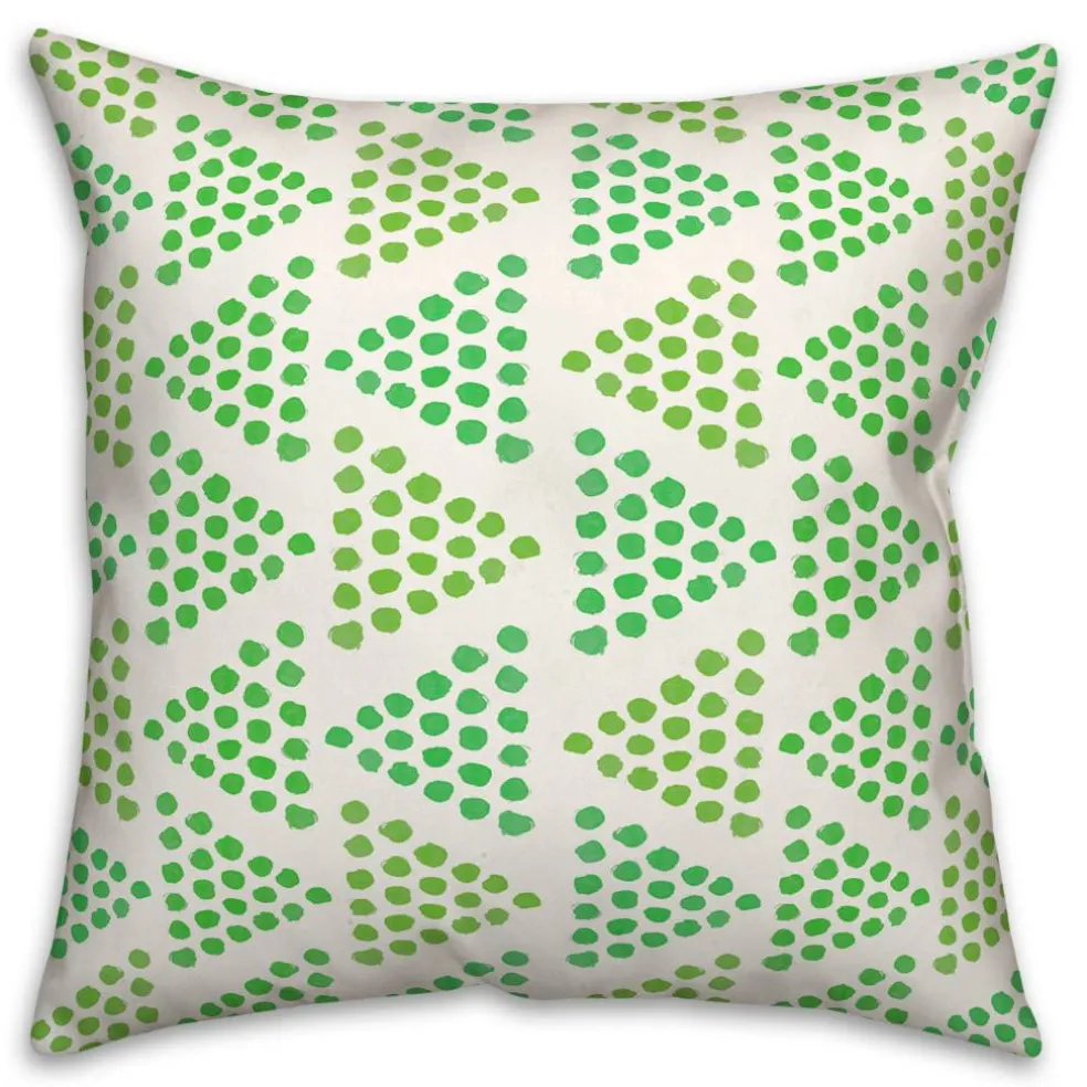 Triangles Throw Pillow