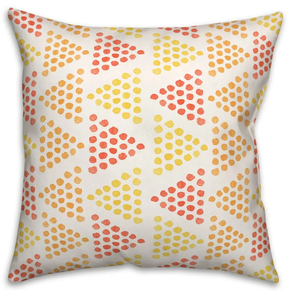Triangles Throw Pillow