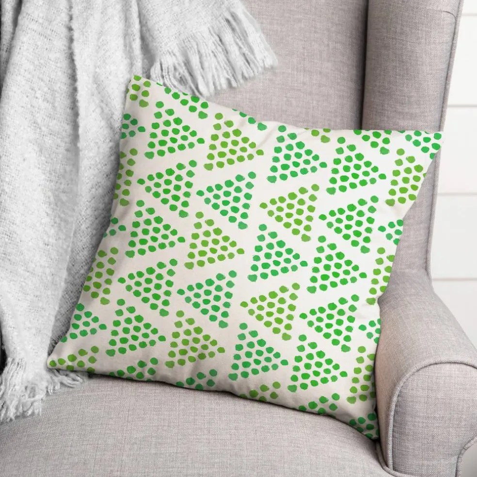 Triangles Throw Pillow