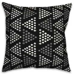 Triangles Throw Pillow