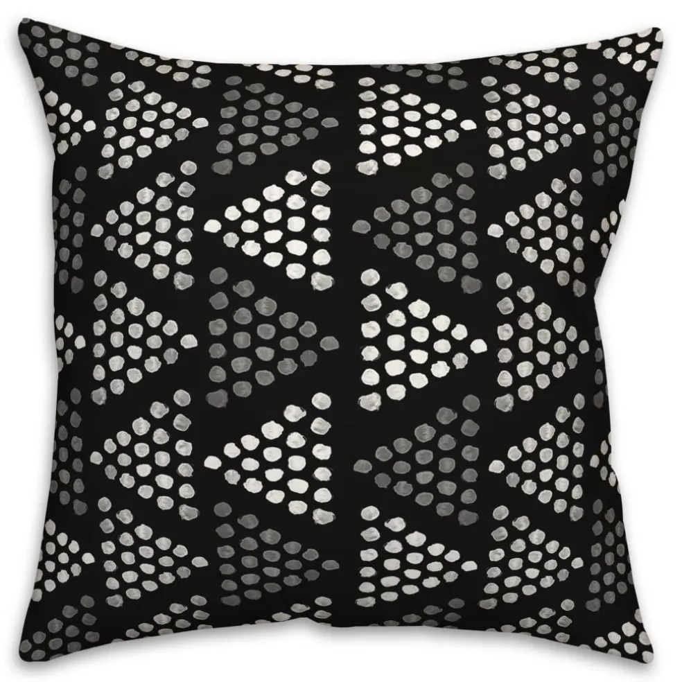 Triangles Throw Pillow
