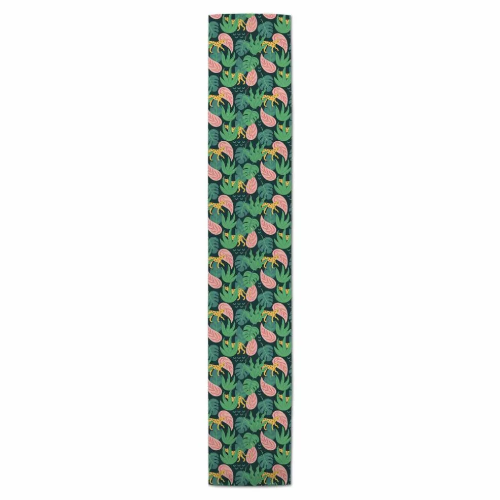 Tropical Cheetah Outdoor Table Runner
