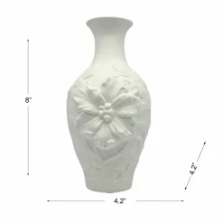 8" Tropical Flower DIY Ceramic Vase by Make Market®