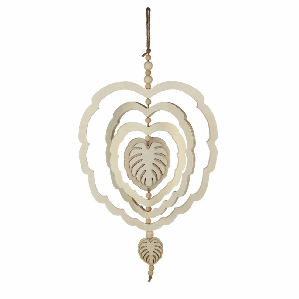 15.5" Tropical Leaf DIY Plywood Wind Spinner Décor by Make Market®