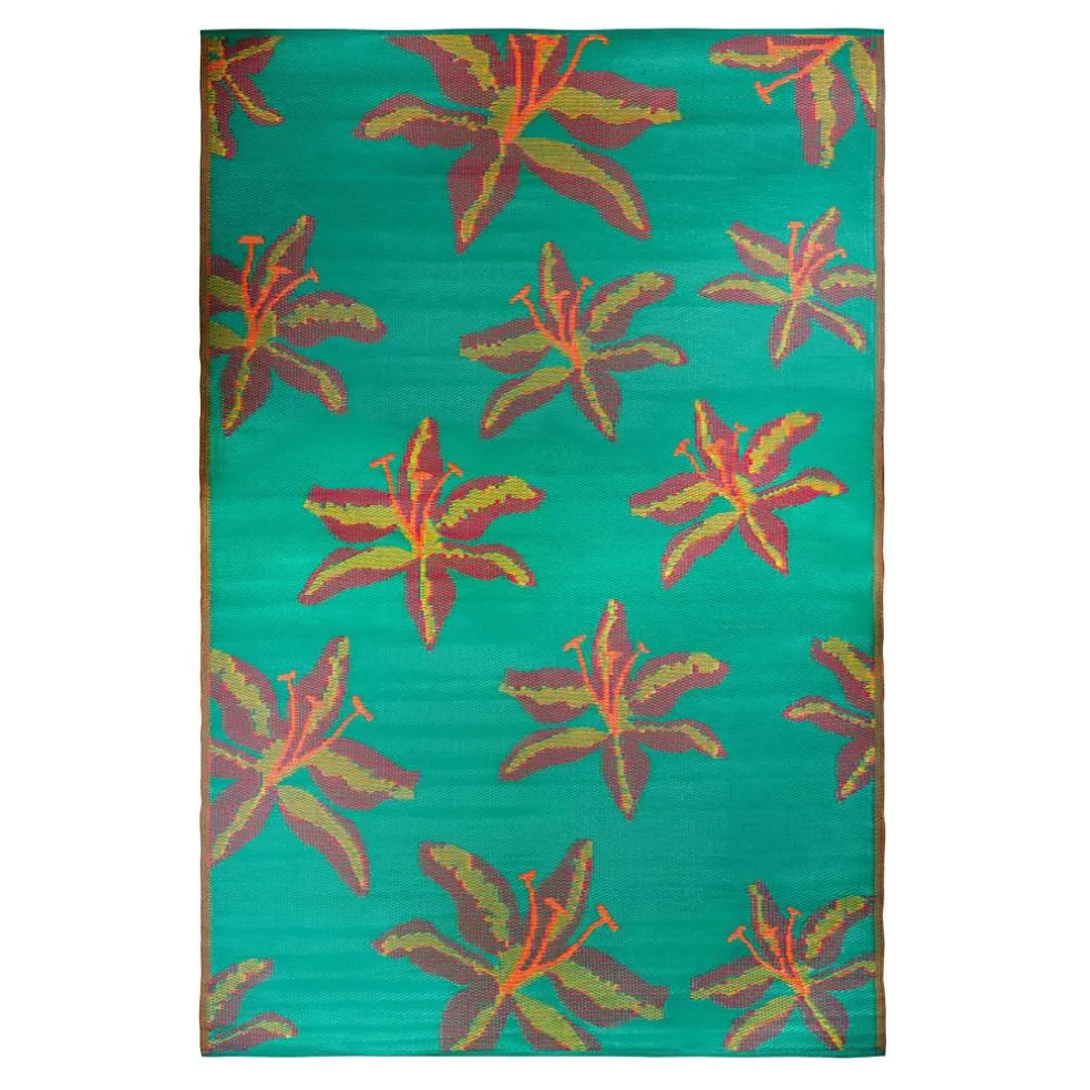 Tropical Leaves Outdoor Rug by Ashland®