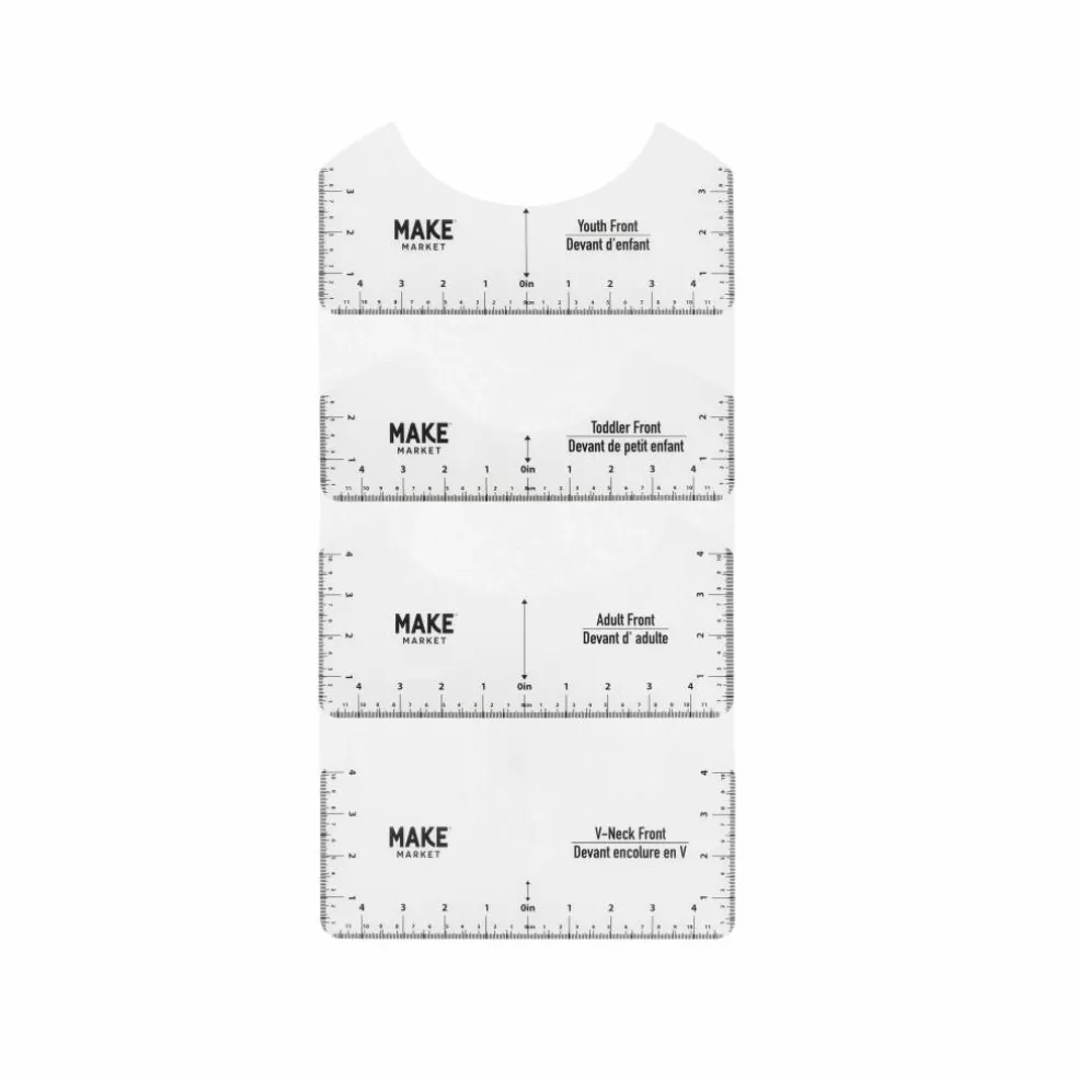 T-Shirt Ruler Guide Set by Make Market®
