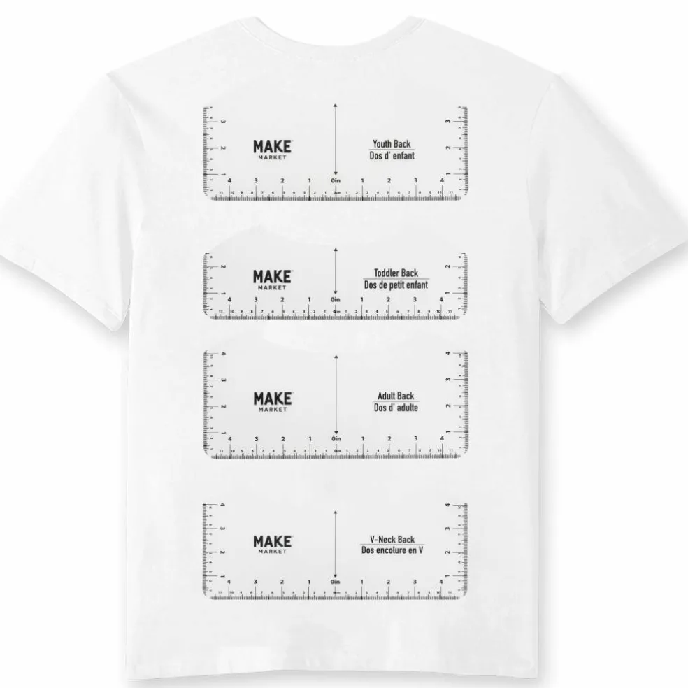 T-Shirt Ruler Guide Set by Make Market®