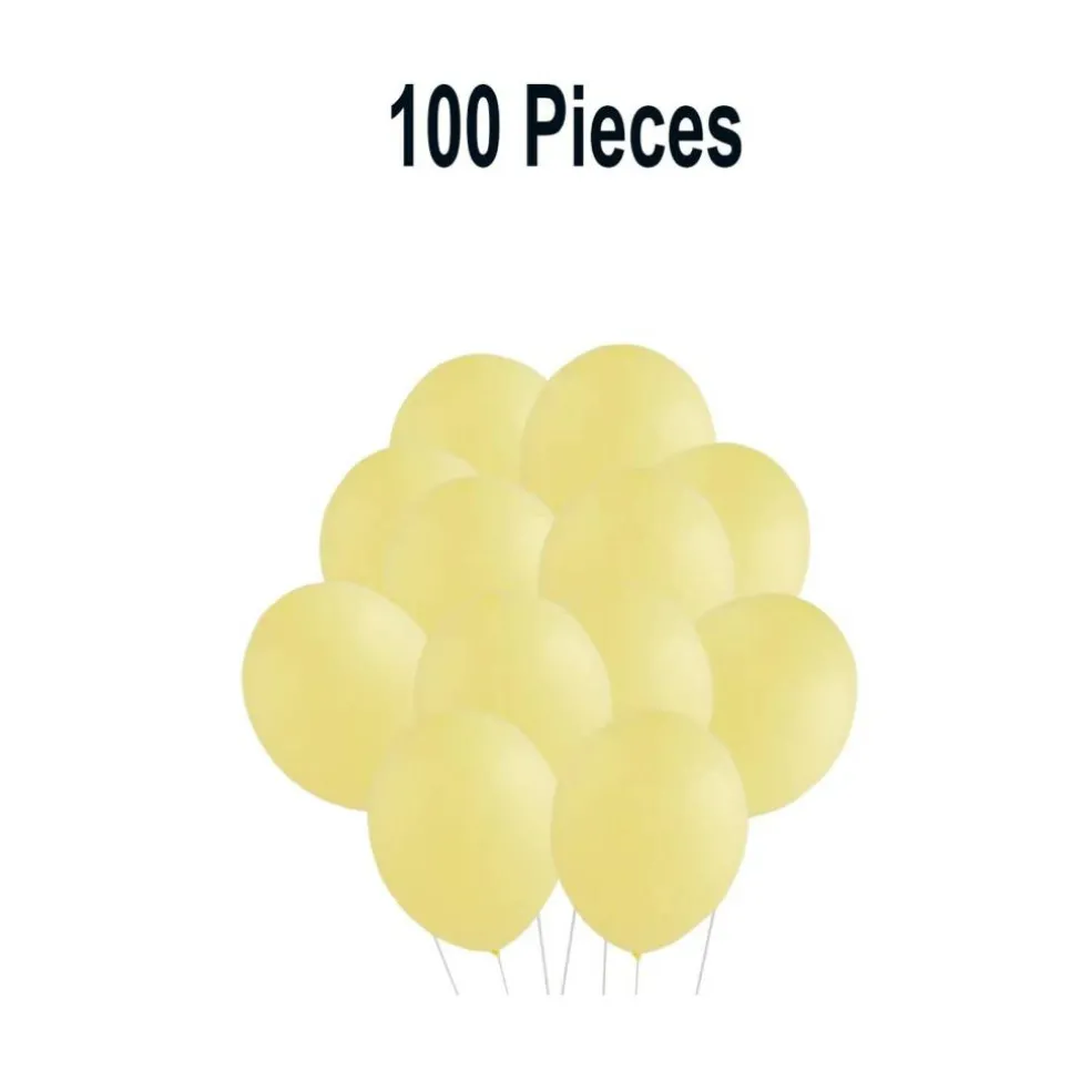 Tuftex Matte 11" Natural Latex Balloons Bulk 100 Pc Bday Supplies