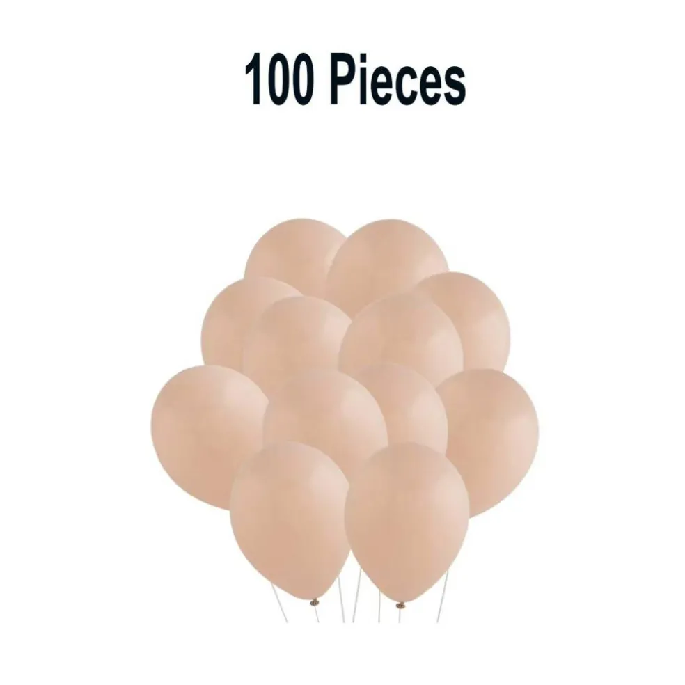 Tuftex Matte 11" Natural Latex Balloons Bulk 100 Pc Bday Supplies