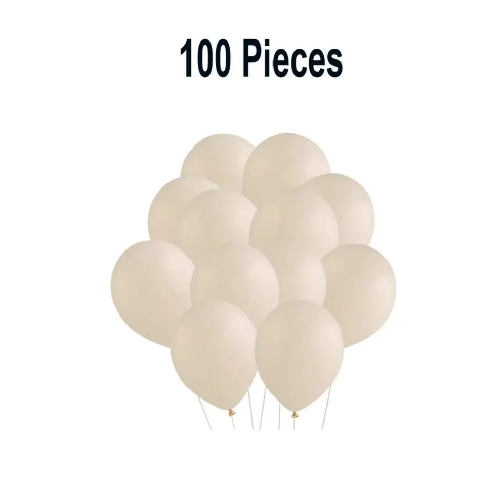 Tuftex Matte 11" Natural Latex Balloons Bulk 100 Pc Bday Supplies