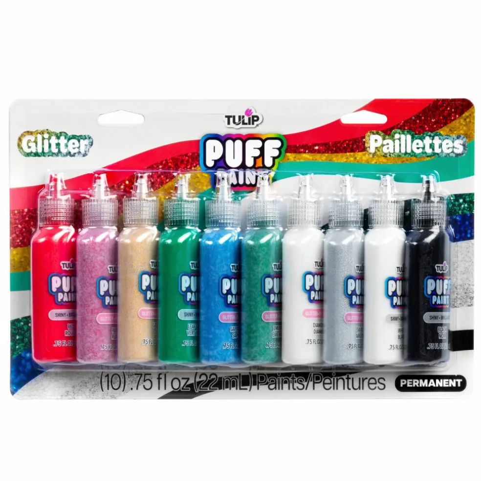 Tulip® Glitter Puff Paint Set