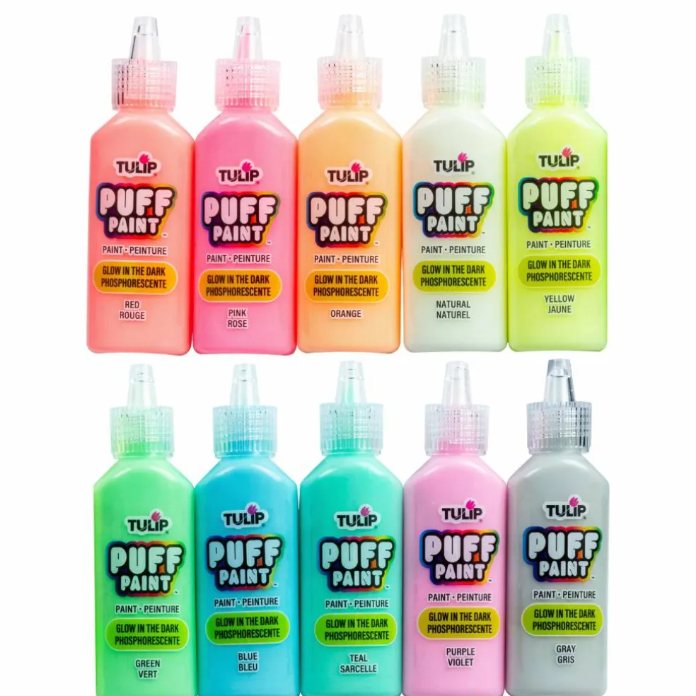 Tulip® Glow-in-the-Dark Puff Paint Set
