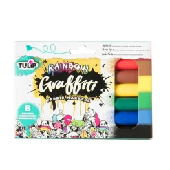 Tulip® Graffiti Fabric Paint Markers™, Rainbow