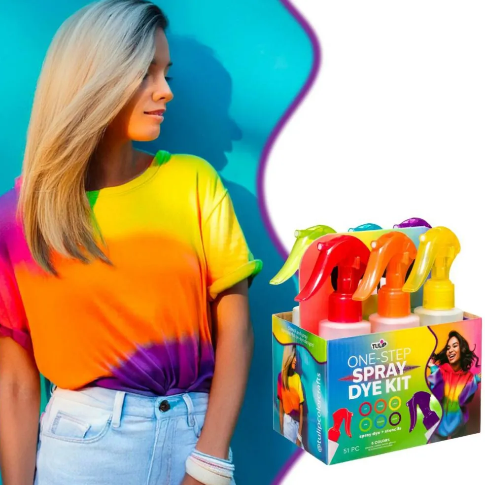 Tulip One-Step Spray Tie-Dye Kit 6-Pack