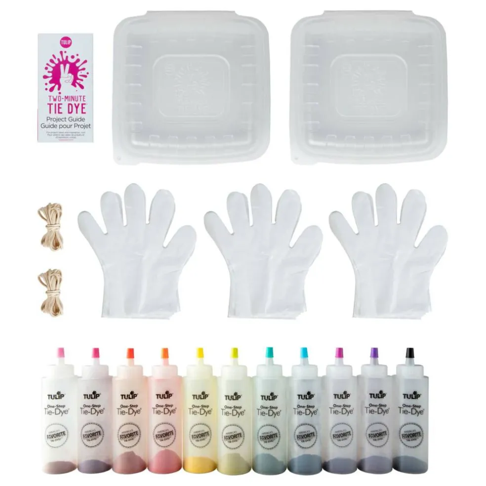 Tulip® 40 Piece Two-Minute Tie Dye® Kit